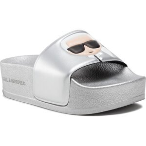 Nazouváky KARL LAGERFELD KL80805 Silver Rubber