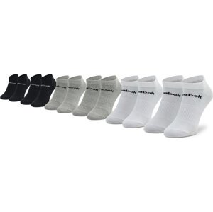 Sada 6 párů dámských nízkých ponožek Reebok Act Core Inside GH8165 Mgreyh/White/Black