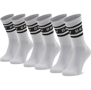 Sada 3 párů pánských vysokých ponožek DKNY Reed S5_6320_DKY White