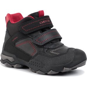 Kotníková obuv Geox J Buller B Abx E J949WE 0MEFU C0260 S Black/Dk Red