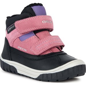 Kotníková obuv Geox B Omar Girl Wpf B262LD 022FU C0922 S Black/Fuchsia