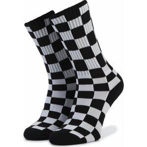 Vysoké dětské ponožky Vans By Checkerboard Crew VN0A3I74HU01 r.31.5-38 Black/White