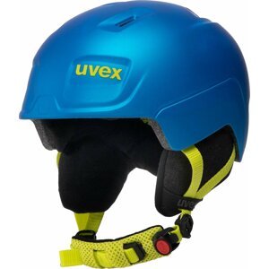 Lyžařská helma Uvex Manic Pro 56622446 Blue/Lime Met Mat