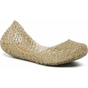 Baleríny Melissa Mini Melissa Campana Papel Inf 32996 Glitter Gold AO474