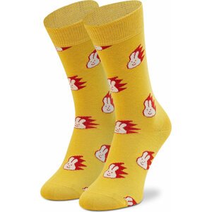 Klasické ponožky Unisex Happy Socks BUN01-2200 Žlutá