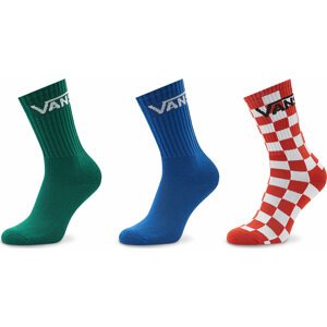 Sada 3 párů dětských vysokých ponožek Vans Classic Crew VN000XNQBKS1 Botan