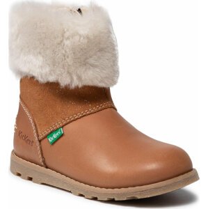 Kozačky Kickers Nonofur 878683-10-116 S Hnědá