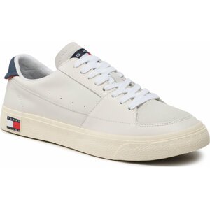 Sneakersy Tommy Jeans Vulcanized Ess EM0EM01106 Ecru YBL