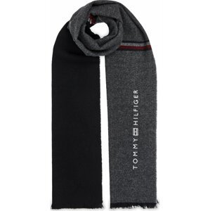 Šál Tommy Hilfiger Corporate Woven Scarf AM0AM11487 Grey Melange P4A