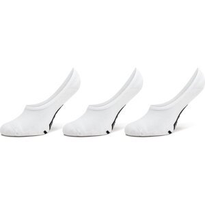 Sada 3 párů pánských ponožek Vans Classic No Show VN000F10WHT1 White