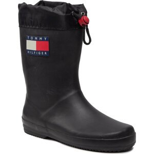 Holínky Tommy Hilfiger Rain Boot T3X6-30766-0047 S Black 999