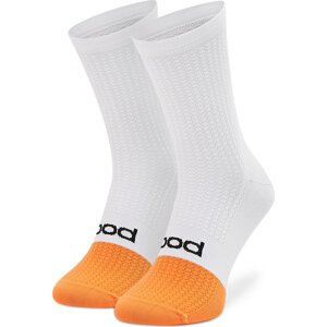 Klasické ponožky Unisex POC Flair 651478042 Hydrogen White/Zink Orange