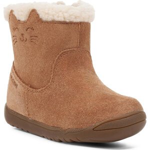 Kotníková obuv Geox B Macchia Girl B364PB 00022 C6627 Hnědá