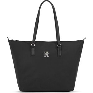 Kabelka Tommy Hilfiger Poppy Th Tote AW0AW15639 Black BDS