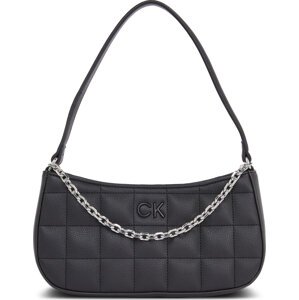 Kabelka Calvin Klein Square Quilt Chain Elongated Bag K60K612017 Ck Black BEH