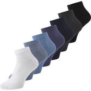 Sada 7 párů pánských nízkých ponožek Jack&Jones 12252095 Dark Blue 4425868