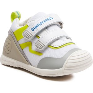 Sneakersy Biomecanics 242152-B Blanco Y Pistacho