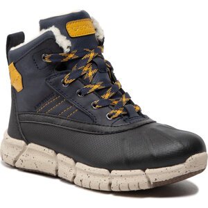 Kotníková obuv Geox J Flexyper B.B Abx D J049XD-0CL54 C0657 S Navy/Yellow
