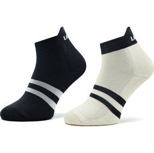 Sada 2 párů vysokých ponožek unisex Levi's® 701222896 Black/White