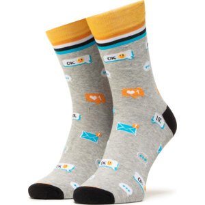 Klasické ponožky Unisex Dots Socks DTS-SX-400-S Šedá