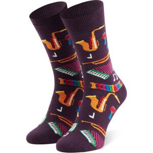 Pánské klasické ponožky Dots Socks D20WF-SX-059-X-041046 Fialová