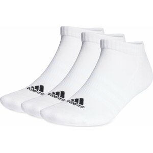 Kotníkové ponožky Unisex adidas Cushioned Low-Cut Socks 3 Pairs HT3434 Bílá