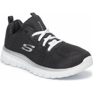 Boty Skechers Get Connected 12615/BKW Black/White