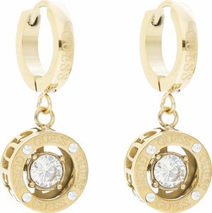 Naušnice Guess JUBE01 463JW Zlatá