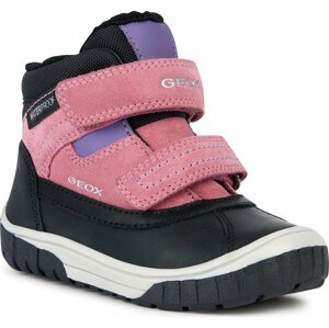 Kotníková obuv Geox B Omar Girl Wpf B262LD 022FU C0922 M Black/Fuchsia