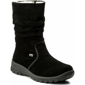 Polokozačky Rieker Z7171-01 Schwarz