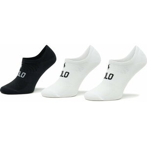 Sada 3 párů dámských ponožek Polo Ralph Lauren 455908156002 White