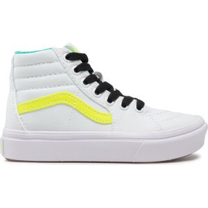 Sneakersy Vans Comfycush Sk8-Hi VN0A4U1RABV1 (Fluro) Safety Yellow/Tru