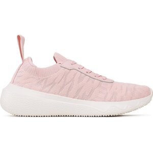 Sneakersy Tommy Jeans Flexi Wmn Jacquard EN0EN02142 Misty Pink TH2