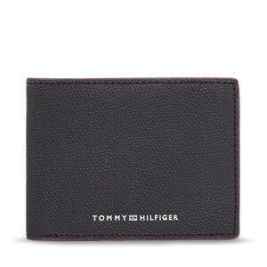 Pánská peněženka Tommy Hilfiger Th Struc Leather Mini Cc Wallet AM0AM11607 Black BDS