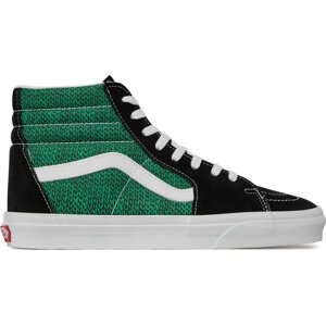 Sneakersy Vans Sk8-Hi VN000BW7YJ71 Black/Green