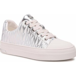 Sneakersy DKNY K1385027 Silver/Eggnog CUU