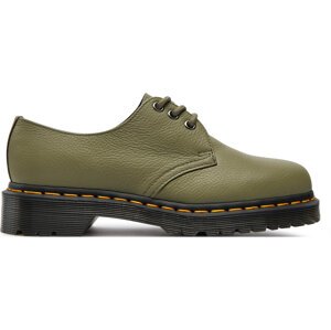 Polobotky Dr. Martens 1461 Virginia 31696357 Muted Olive 357