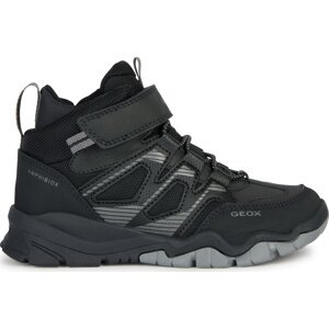 Sneakersy Geox J Montrack Boy B Abx J26HBC 0FUME C9999 S Černá