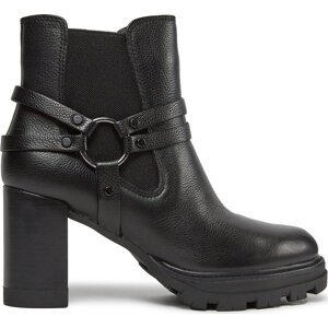 Kotníková obuv s elastickým prvkem Tamaris 1-25046-41 Black Leather 003