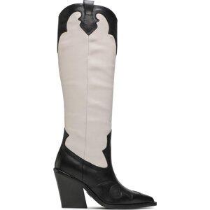 Kozačky Bronx High boots 14287-AG Black/Off White 2295