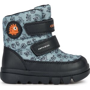Kotníková obuv Geox B Willaboom Boy B Ab B365BF 0MNBC CF32T M Sage/Orange