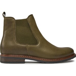 Kotníková obuv s elastickým prvkem Tamaris 1-25056-41 Olive Leather 728