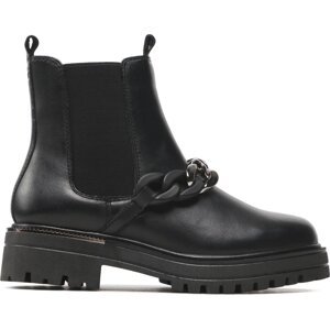 Kotníková obuv s elastickým prvkem Tamaris 1-25419-29 Black Leather 003