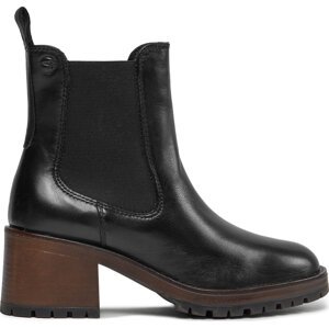 Kotníková obuv s elastickým prvkem Tamaris 1-25066-41 Black Leather 003