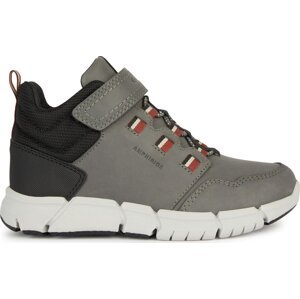 Kotníková obuv Geox J Flexyper Boy B Abx J949XA 032FU C1102 S Grey/Dk Red