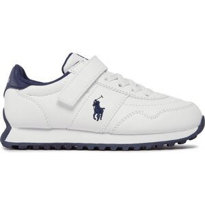 Sneakersy Polo Ralph Lauren RF104318 WHITE TUMBLED W/ NAVY PP