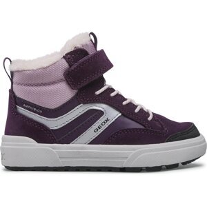 Kotníková obuv Geox J Weemble G. B Abx A J260LA 0ME22 C8887 S Fialová