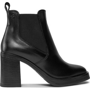 Kotníková obuv s elastickým prvkem Tamaris 1-25067-41 Black Leather 003