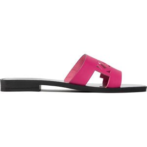 Nazouváky KARL LAGERFELD KL80405 Fuschia Pink Lthr