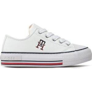 Plátěnky Tommy Hilfiger Low Cut Lace Up Sneaker T3A9-32287-1355 M White 100